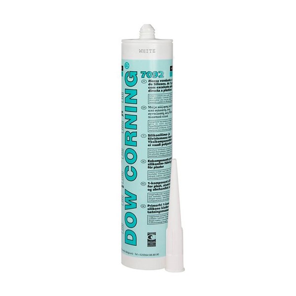 DOWSIL 7092 silikonelim / silikonetætning - Hvid - Patron 310 ml